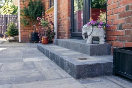Madison Slate & Step Risers Charcoal