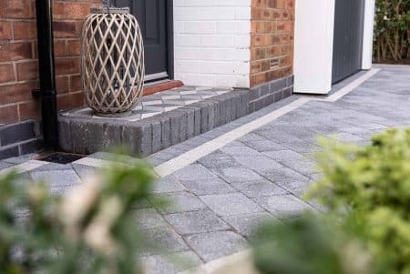 Sienna Graphite, Sienna Setts Silver & Graphite, Kerbstone Charcoal