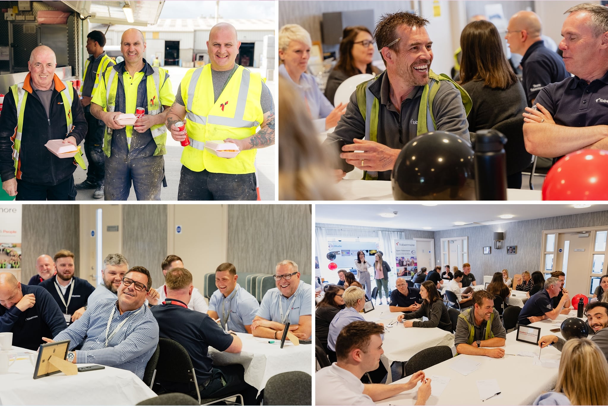 Tobermore employees enjoying Social Scran